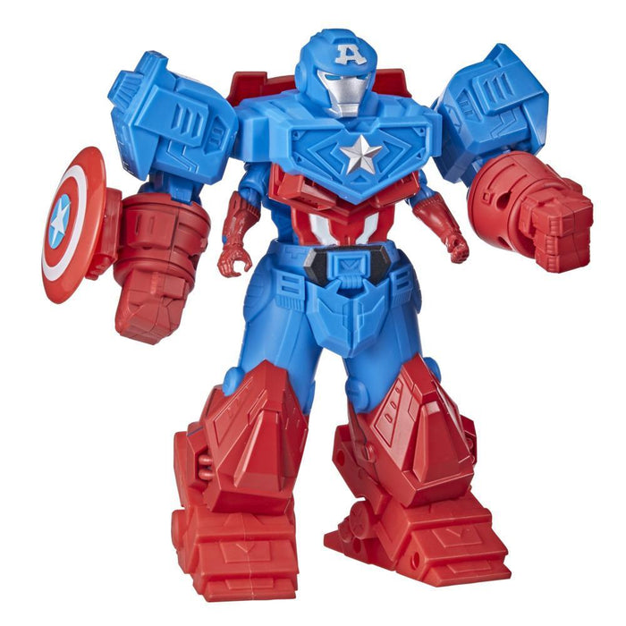 Marvel Avengers Mech Strike 8-inch Action Figure Ultimate Mech Suit CAPTAIN AMERICA