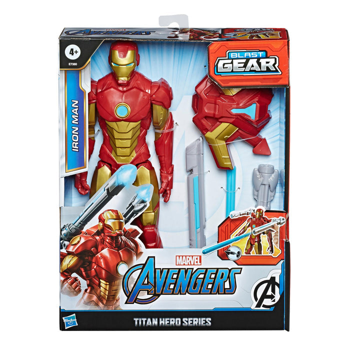 Marvel Avengers Titan Hero Series Blast Gear IRON MAN Action Figure