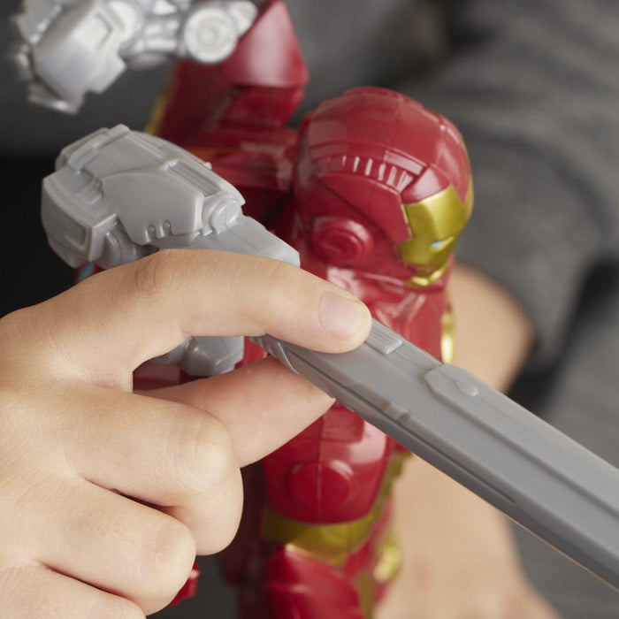 Marvel Avengers Titan Hero Series Blast Gear IRON MAN Action Figure