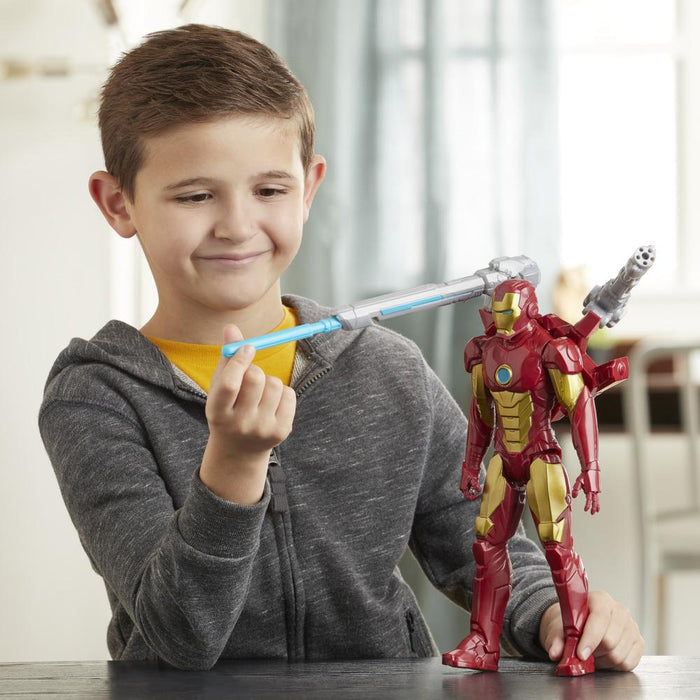 Marvel Avengers Titan Hero Series Blast Gear IRON MAN Action Figure