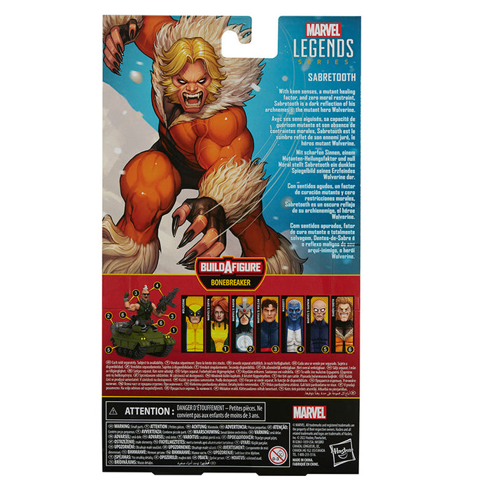 Marvel Legends Series X-Men 6-inch Sabretooth Action Figure 6-Inch Collectible Toy