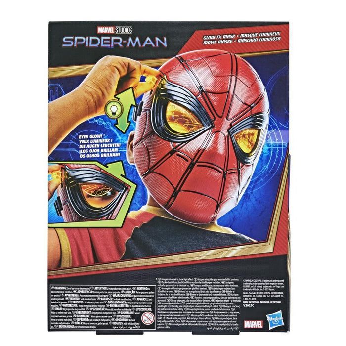 Marvel Spider-Man Glow FX Mask Electronic Wearable Toy With Light-Up Eyes