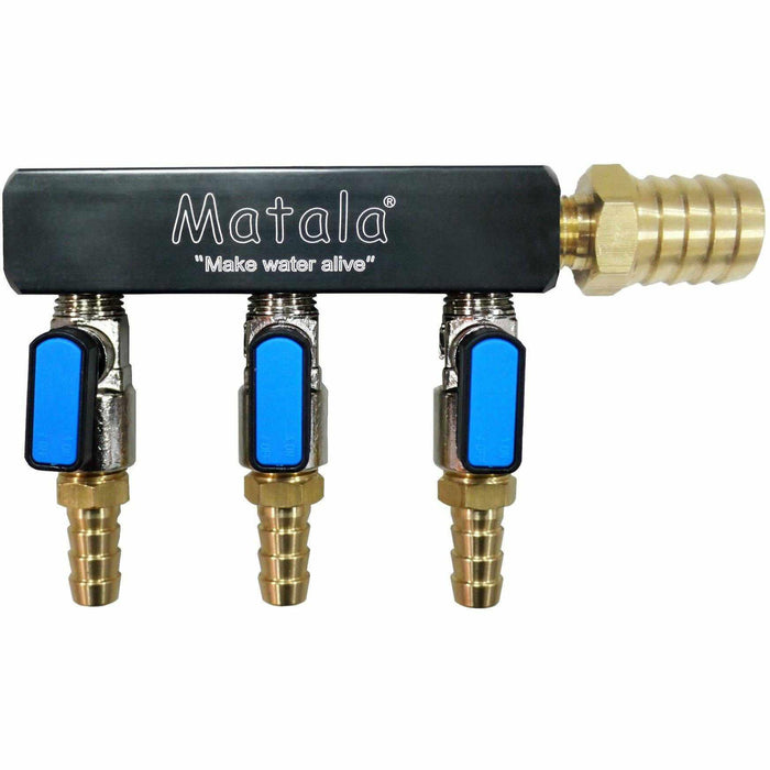 3/8"- 3 Valve Heavy Duty Air Manifold