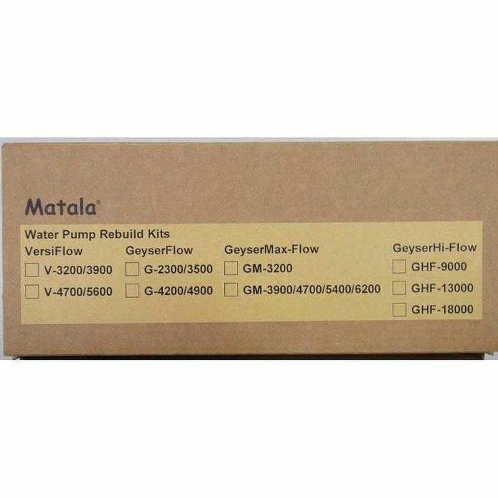 Matala Rebuild Kit for Geyser Max-Flow Pumps - Play It Koi