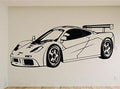 McLaren Supercar Wall Decal - British Racing Auto Murals Boys Room Man Cave
