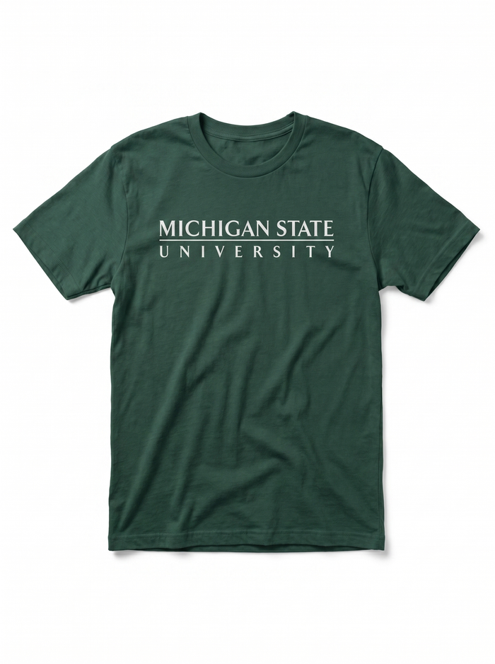Michigan State Spartans Men's | "Michigan State University" Tee