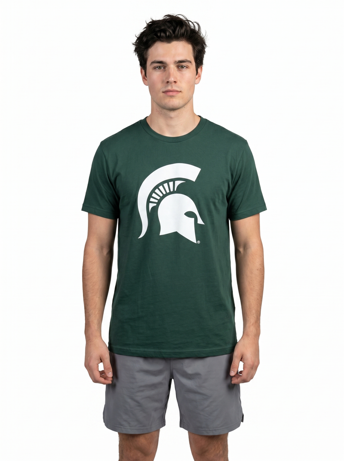 Michigan State Spartans Men's | "Spartan Helmet" Tee