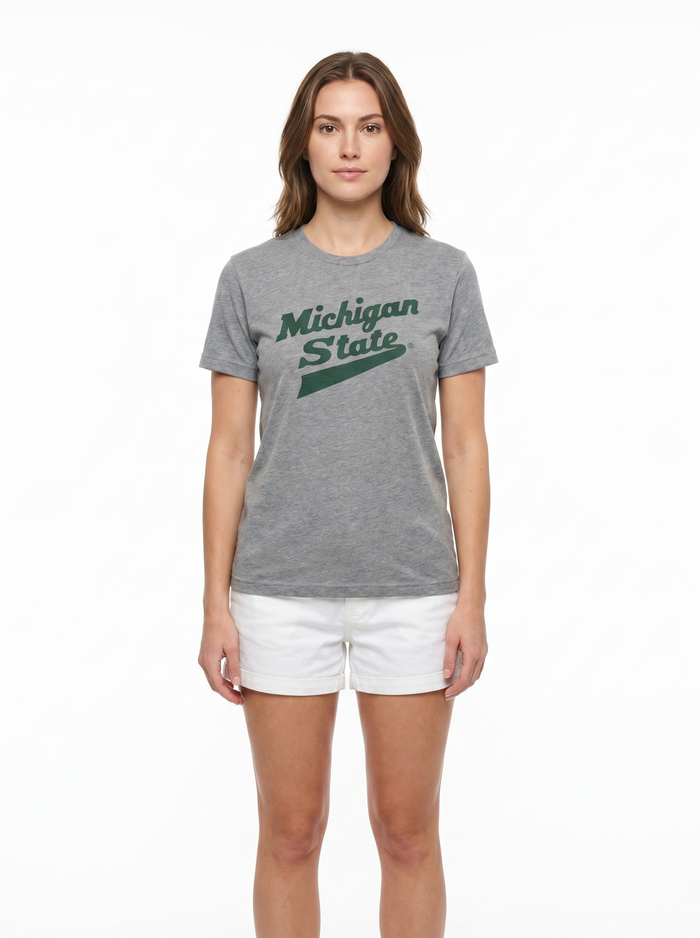 Michigan State Spartans Women's | "Michigan State Script" Tee