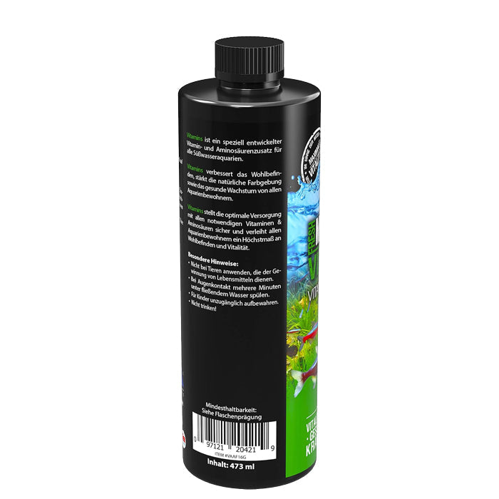 Microbe-Lift Vitamins & Amino Acids (Freshwater) — back label