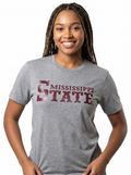 MSU Bulldogs Women's | "Mississippi State Block" Tee