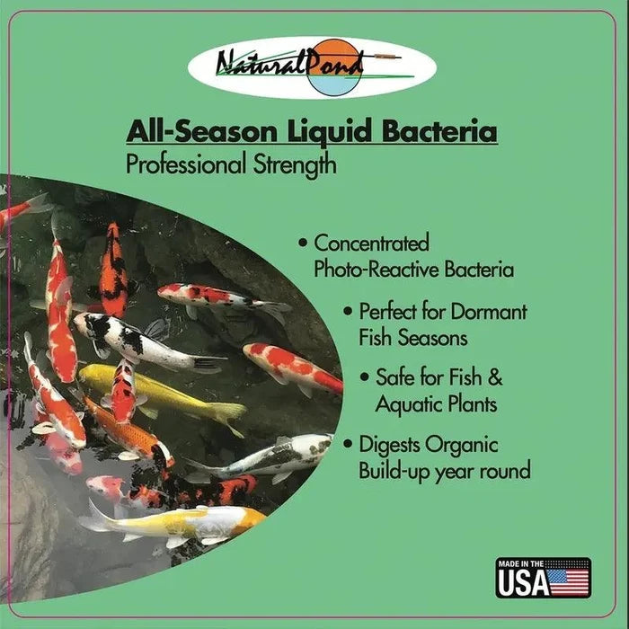 NaturalPond All-Season Beneficial Bacteria - Liquid - Play It Koi