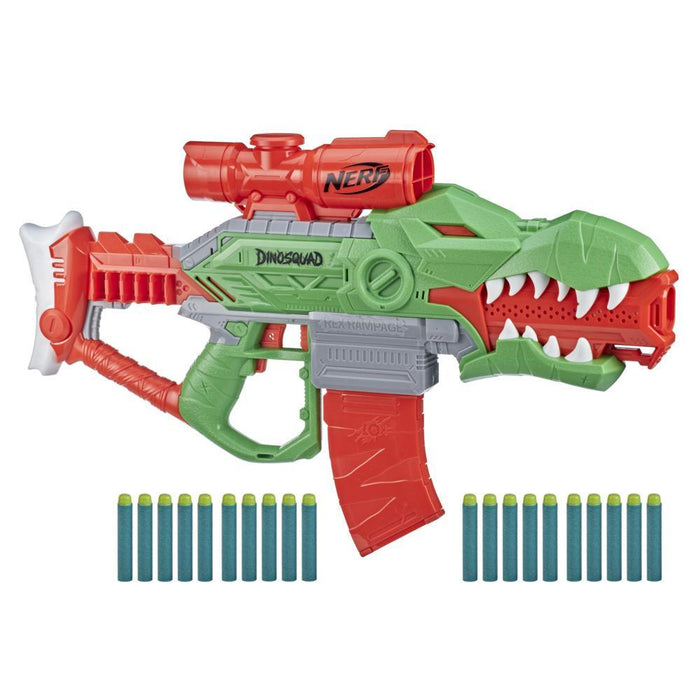 NERF DinoSquad Rex-Rampage Motorized Dart Blaster
