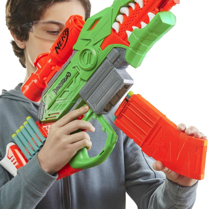 NERF DinoSquad Rex-Rampage Motorized Dart Blaster