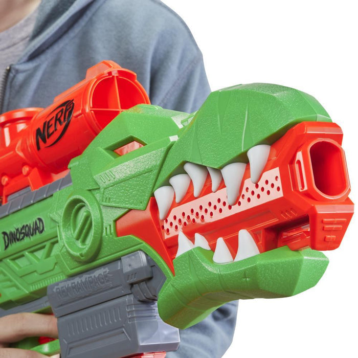 NERF DinoSquad Rex-Rampage Motorized Dart Blaster