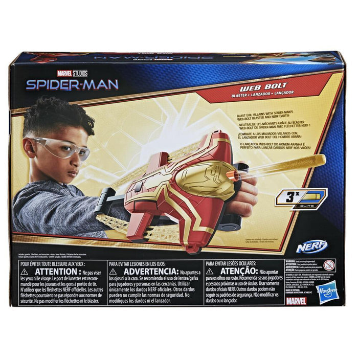 NERF Marvel Spider-Man Web Bolt Blaster Toy