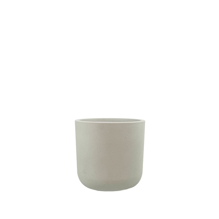Newport Planter L Polyresin pot in Chalk beige colour