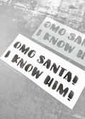 OMG Santa Stencil