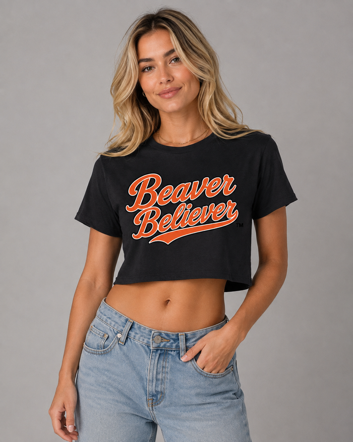 Oregon State Womens | "Beaver Nation" Crop Top