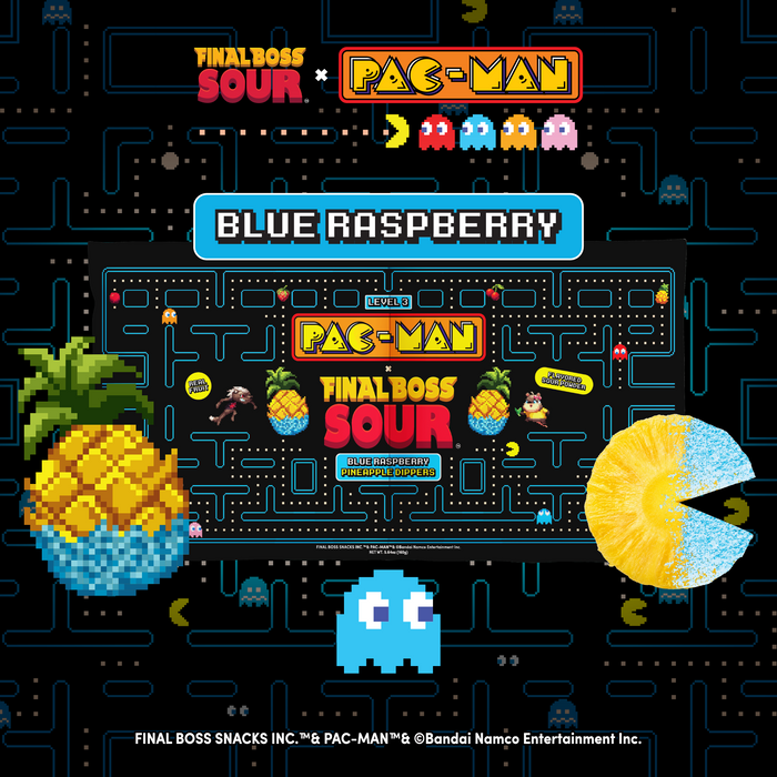 Pac-man x Final Boss Sour: Pineapple Dippers (4-Pack)