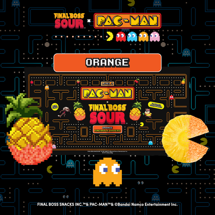 Pac-man x Final Boss Sour: Pineapple Dippers (4-Pack)