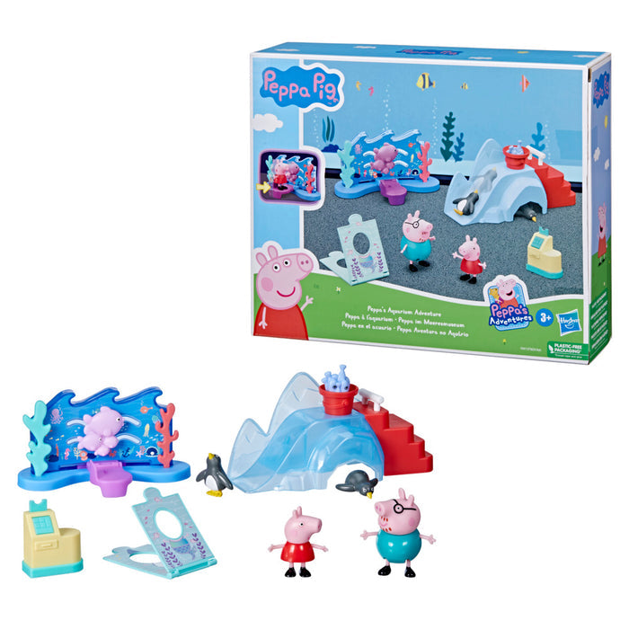 Peppa Pig Peppa’s Adventures Peppa’s Aquarium Adventure Playset Preschool Toy