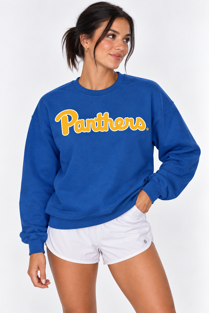 Pitt Unisex Crewneck | "Panthers Script" Crewneck