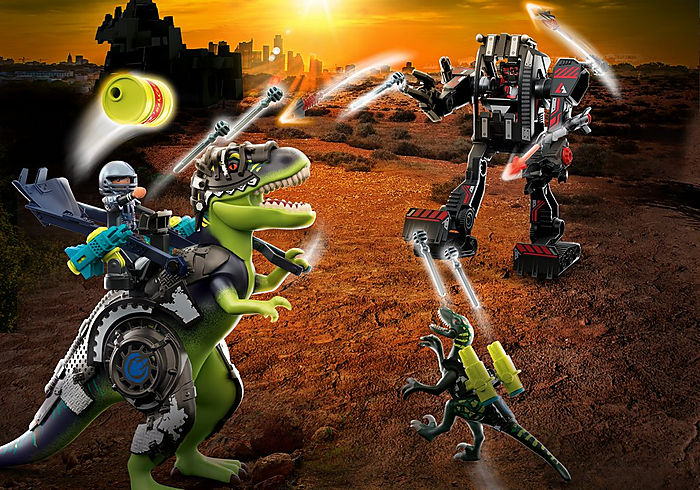 PLAYMOBIL Dino Rise T-Rex: Battle of the Giants