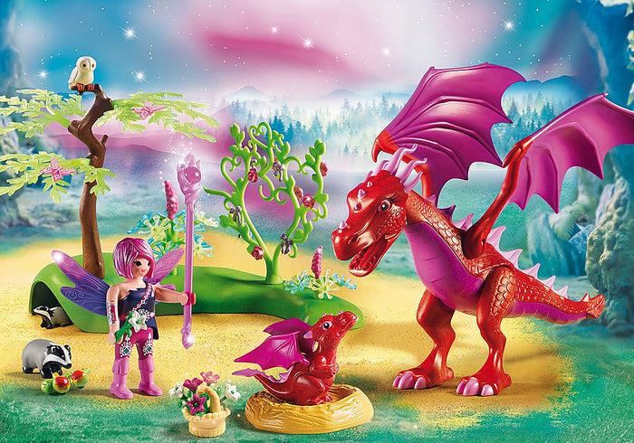 PLAYMOBIL Friendly Dragon with Baby 9134