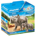 PLAYMOBIL Rhino with Calf 70357