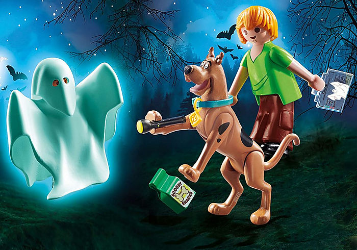 PLAYMOBIL SCOOBY-DOO! Scooby and Shaggy with Ghost 70287