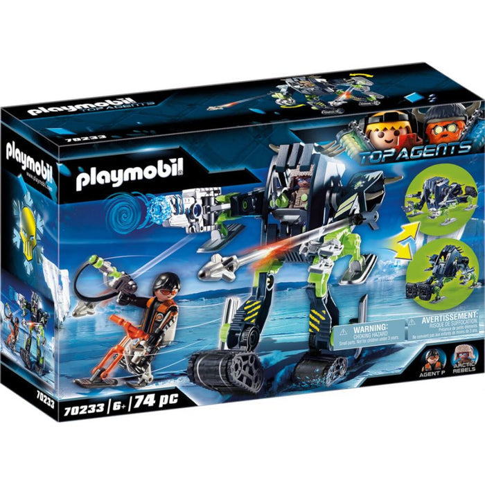 PLAYMOBIL Top Agents Arctic Rebels Ice Robot 70233