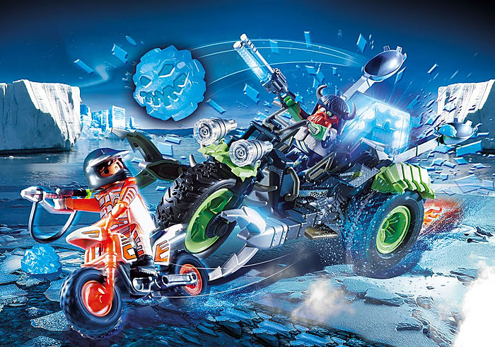 PLAYMOBIL Top Agents Arctic Rebels Ice Trike 70232