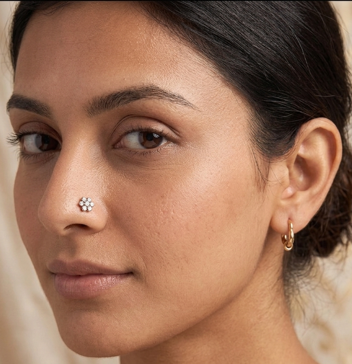 PONMANI DIAMOND NOSE PIN