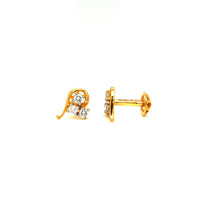 Diamond Studs, Diamond earrings, earring, gold Earring, dimoand jewellery, Efif diamond Jewellery