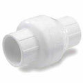 PVC Swing Check Valves - White - Slip x Slip - Play It Koi