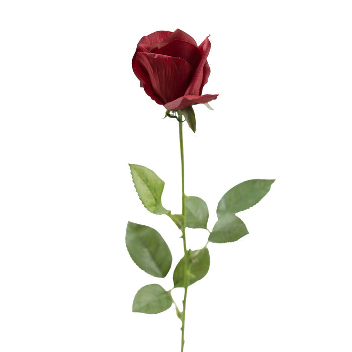 Rose 66cm Red Silk Flower Stem