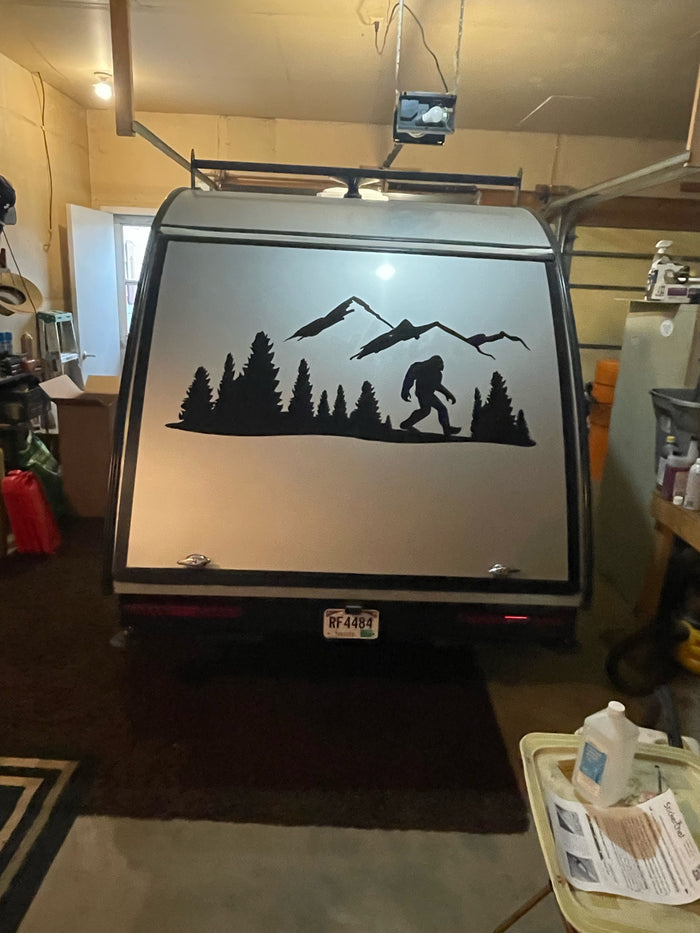 RV Camper 2-Color Vinyl Stripe Decal Set CB70 two-color vinyl stripe decal for RV camper motorhome trailer