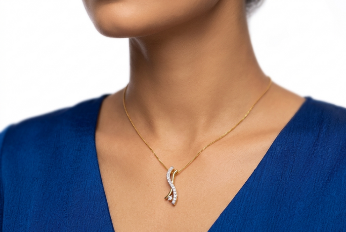 Sassy Intersecting Lines Pendant