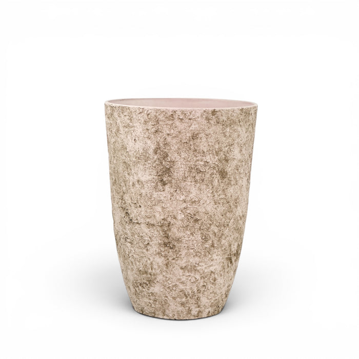 Sirus Vase Round  M 43x60 Ivory