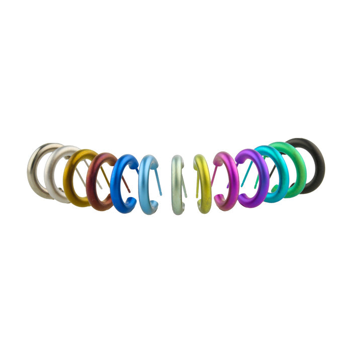 Small 3mm Round Hoops