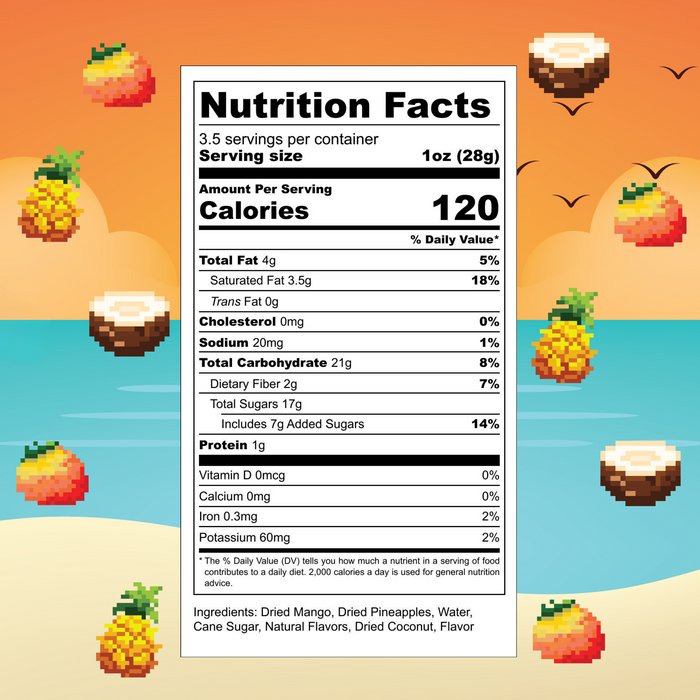 Sour Pina Colada (Mango + Pineapple + Coconut) (4-Pack)