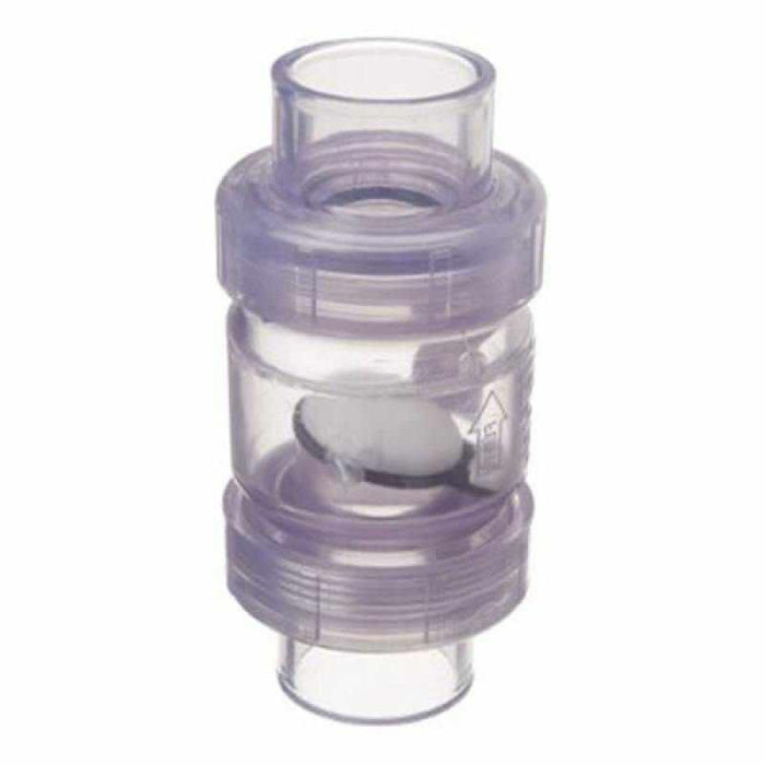 Spears True Union Clear PVC Swing Check Valves - Play It Koi