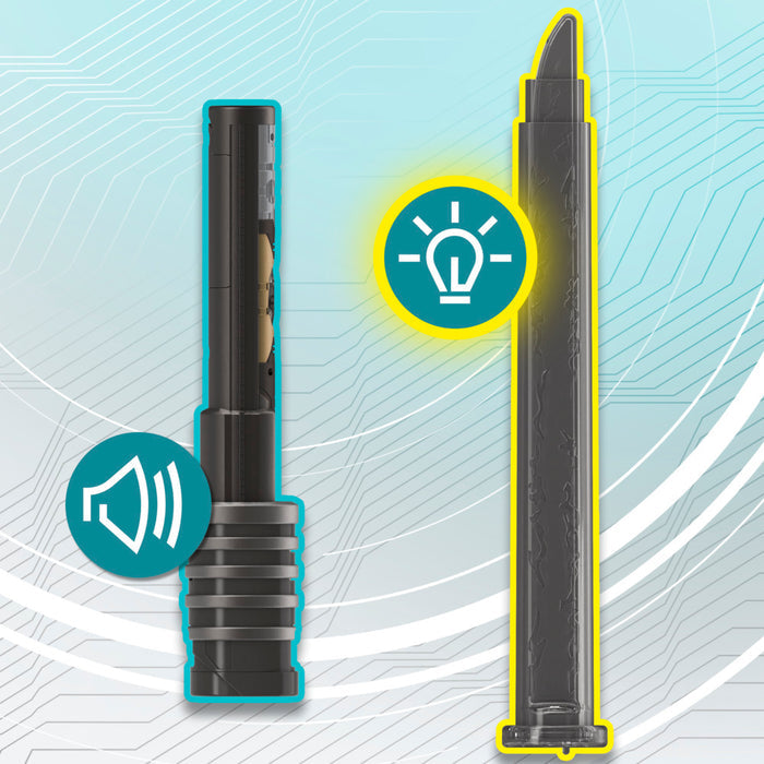 STAR WARS Lightsaber Forge Darksaber Electronic Extendable Black Lightsaber