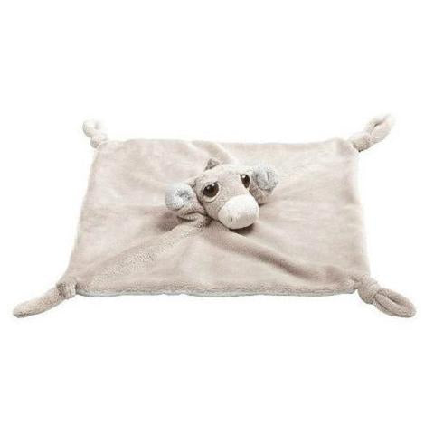 Suki Li'l Peepers Pablo Blue Donkey Baby Comforter Blankie & Finger Puppet
