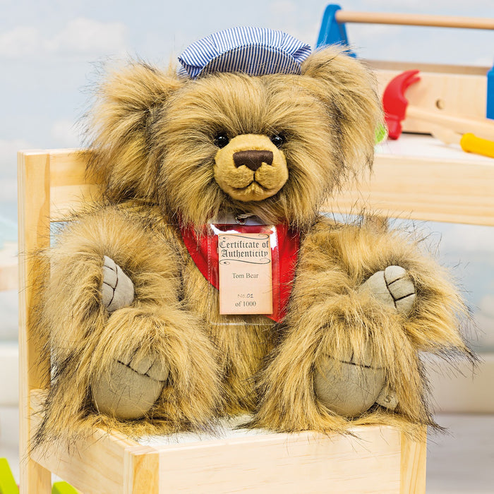 SUKI Limited Edition Collectible Silver Tag® Bear TOM