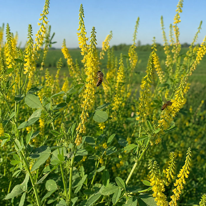 Sweet Clover flowering crop