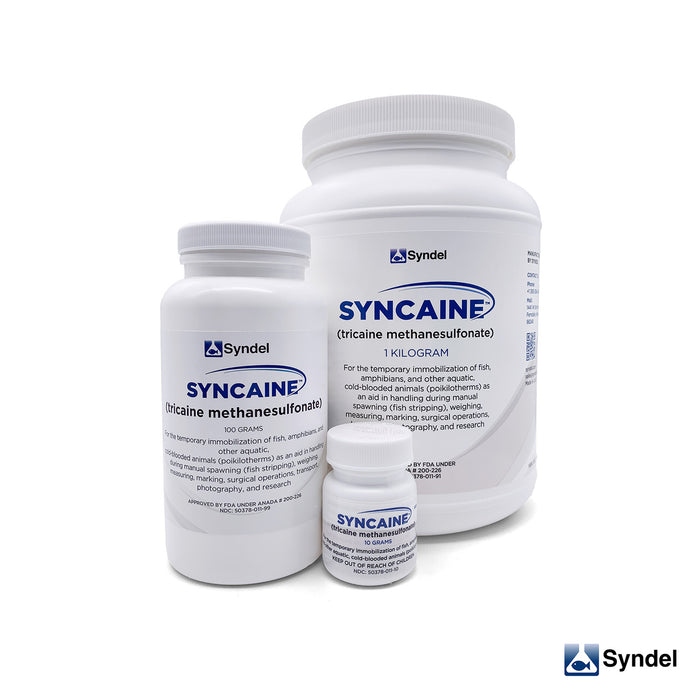 Syncaine (Tricaine-S) (MS 222) Fish Anesthetic