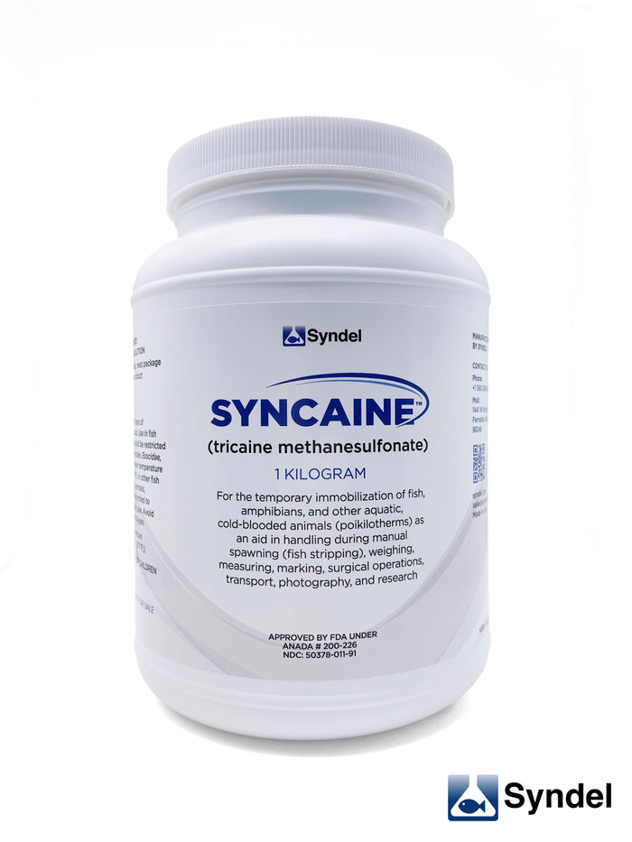 Syncaine (Tricaine-S) (MS 222) Fish Anesthetic