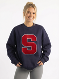 Syracuse Unisex | "Heavyweight S" Crewneck