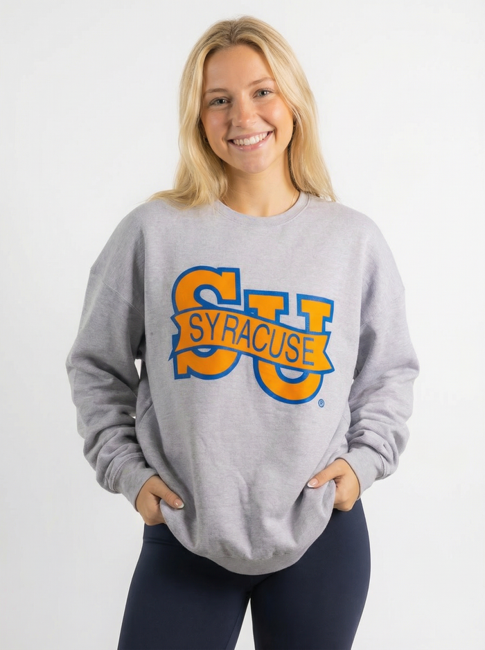 Syracuse Unisex | "Retro Banner SU" Crewneck